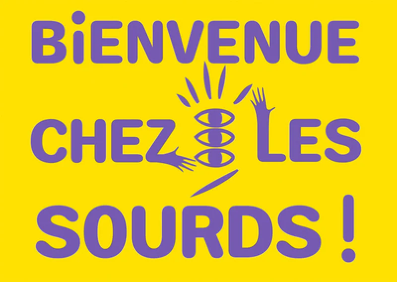 Bienvenue chez les sourds ! : dictionnaire de langue des signes française